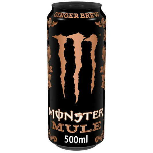 Monster Energy Mule Ginger Brew 12 x 500ml Energy and Sports Drink McGrocer Direct   