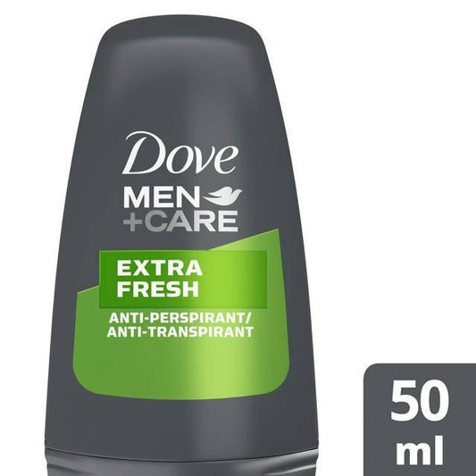 Dove Men Anti-Perspirant Deodorant Roll On, Extra Fresh 50ml deodorants & body sprays Sainsburys   