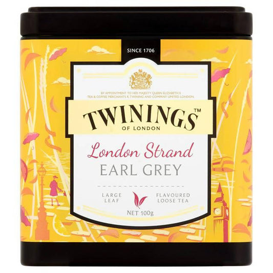 Twinings of London Strand Earl Grey Loose Leaf Tea 100g Tea Sainsburys   