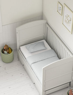 Dreamskin Pure Cotton Toddler Bedding Set - Light Grey, Toddler GOODS M&S   