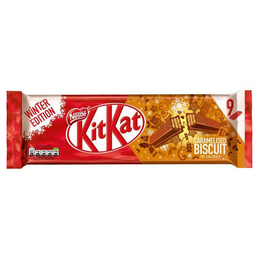 Kit Kat Caramelised Chocolate Biscuit Bar Multipack 9pk GOODS Sainsburys   