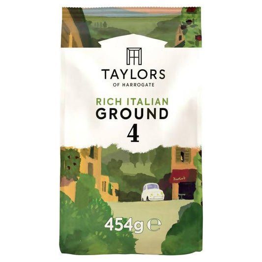 Taylors of Harrogate Rich Italian Ground Coffee 454g All coffee Sainsburys   