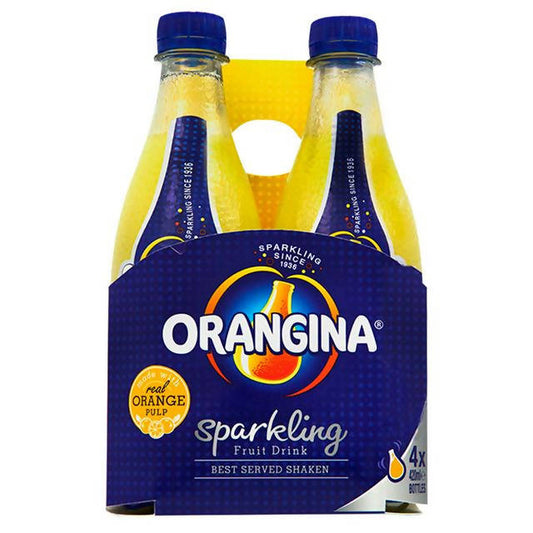 Orangina 4x420ml Fruit flavoured Sainsburys   