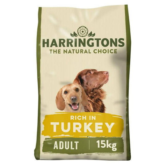 Harringtons Turkey & Veg Dry Adult Dog Food 15kg All bigger packs Sainsburys   