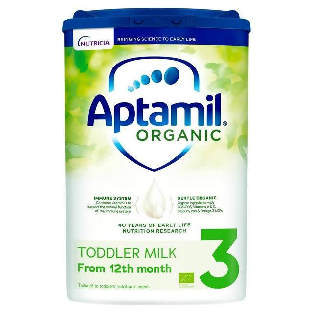 Aptamil Organic 3 Toddler Milk from 12th Month 800g – McGrocer