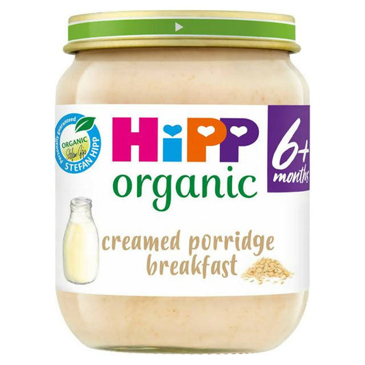 HiPP Organic Creamed Porridge Breakfast Baby Food Jar 6+ Months 125g GOODS Sainsburys   