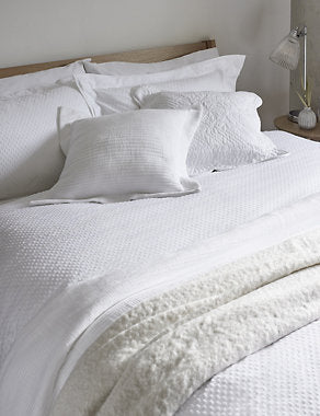 2 Pack Egyptian Cotton Pillowcases - White, None Bedroom M&S   
