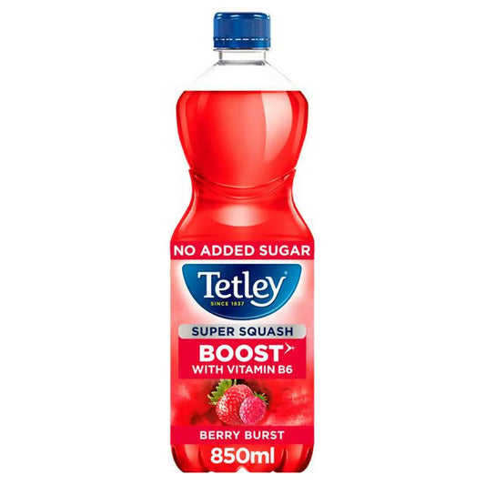 Tetley Super Squash Boost Berry Burst 850ml Squash Sainsburys   