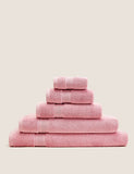 Super Soft Pure Cotton Antibacterial Towel - Light Pink, Hand Towel Bathroom M&S Title  