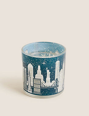 New York Light Up Scented Candle Accessories & Cleaning M&S Title  