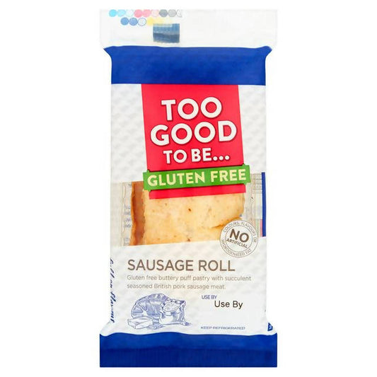 Too Good To Be Gluten Free Sausage Roll 110g gluten free Sainsburys   