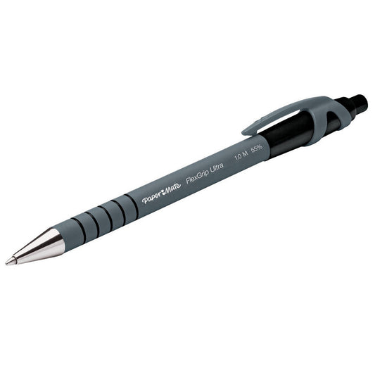 Papermate Flexgrip Ultra Ballpoint 5 1.0mm Medium Point Pens Office Supplies ASDA   