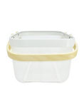 George Home White Wire Storage Basket with Handle General Household ASDA   