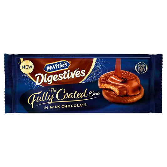 McVitie's Digestives The Fully Coated One in Milk Chocolate 149g Biscuit barrel Sainsburys   