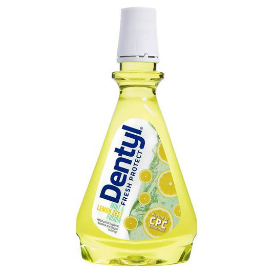 Dentyl Fresh Protect Mint & Lemon Zest Fusion 500ml mouthwash Sainsburys   