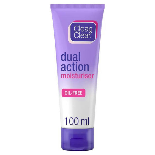 Clean & Clear Dual Action Moisturiser 100ml Acne & problem skin Sainsburys   