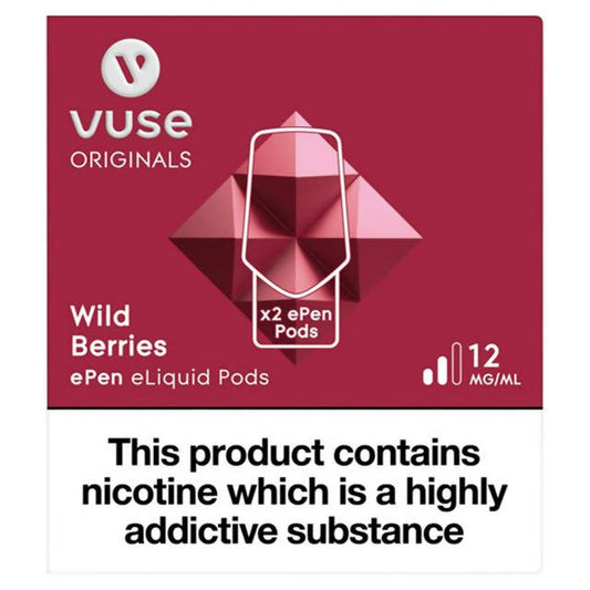 Vuse Vype ePen vPro Refills Wild Berry 12mg Electronic cigarettes Sainsburys   
