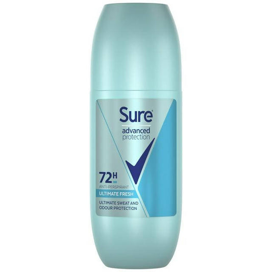 Sure 72h Advanced Protection Anti-Perspirant Roll On Deodorant, Ultimate Fresh 100ml GOODS Sainsburys   