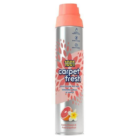 1001 Carpet Fresh Exotic Flowers & Pink Grapefruit 300ml Aerosol & room sprays Sainsburys   