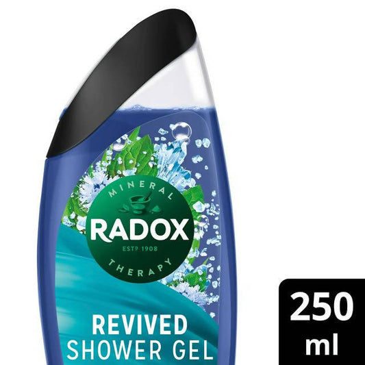 Radox Men Get Revived 2-in-1 Shower Gel & Shampoo 250ml shower Sainsburys   