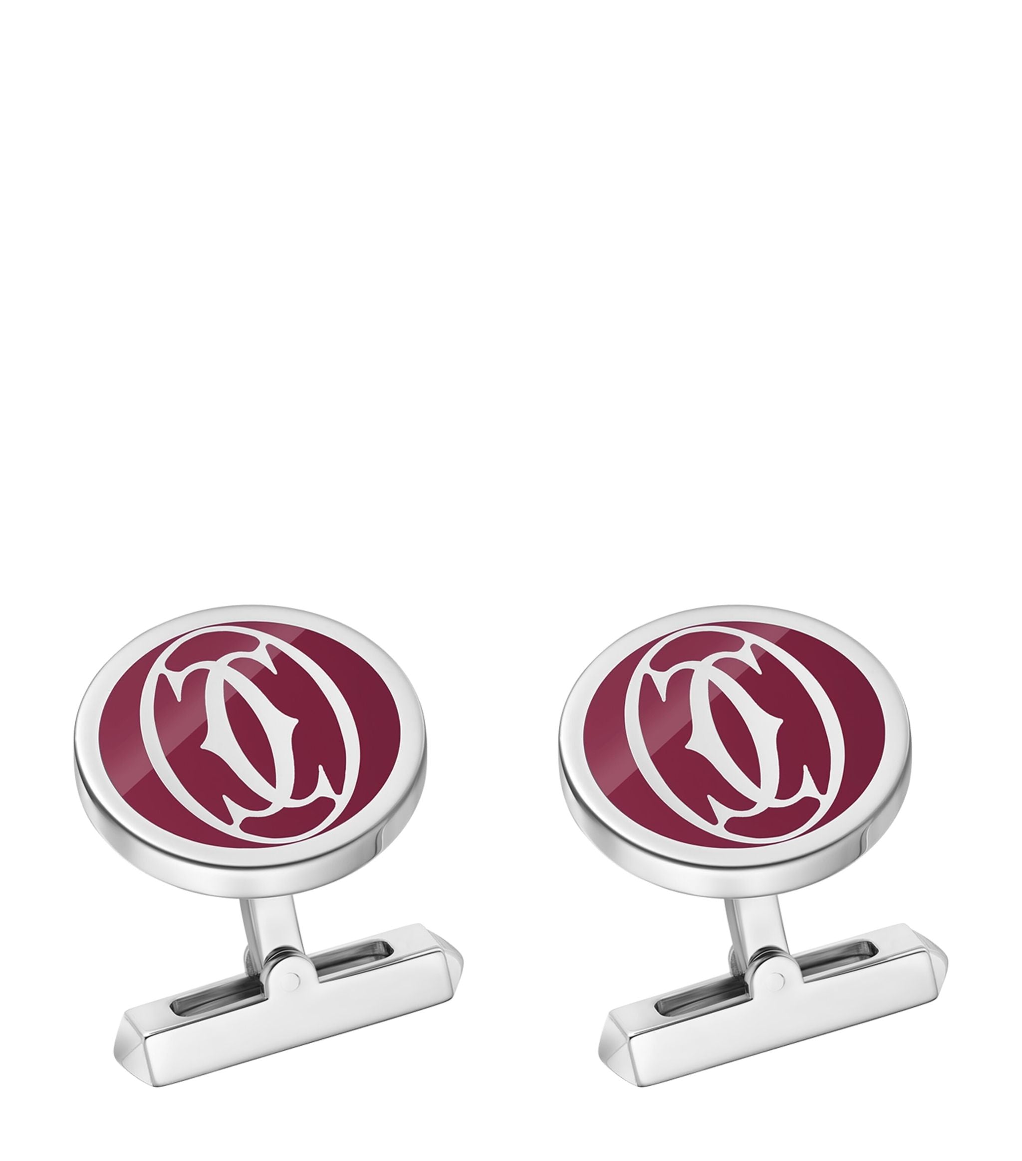 Cartier discount cufflinks silver