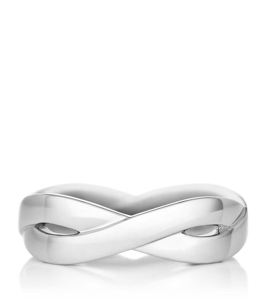 White Gold Infinity Band (5mm) Miscellaneous Harrods   