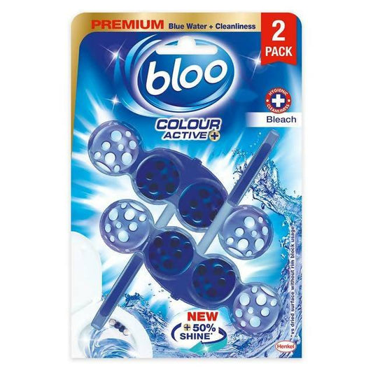 Bloo Colour Active & Bleach 2x50g Bleach & disinfectant Sainsburys   