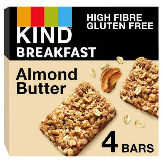 Kind Breakfast Almond Butter 4x30g cereal bars Sainsburys   