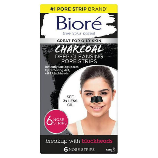 Biore Charcoal Strips Acne & problem skin Sainsburys   