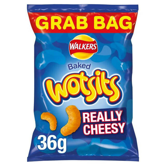 Walkers Wotsits Really Cheesy Crisp Snacks 36g Food cupboard essentials Sainsburys   