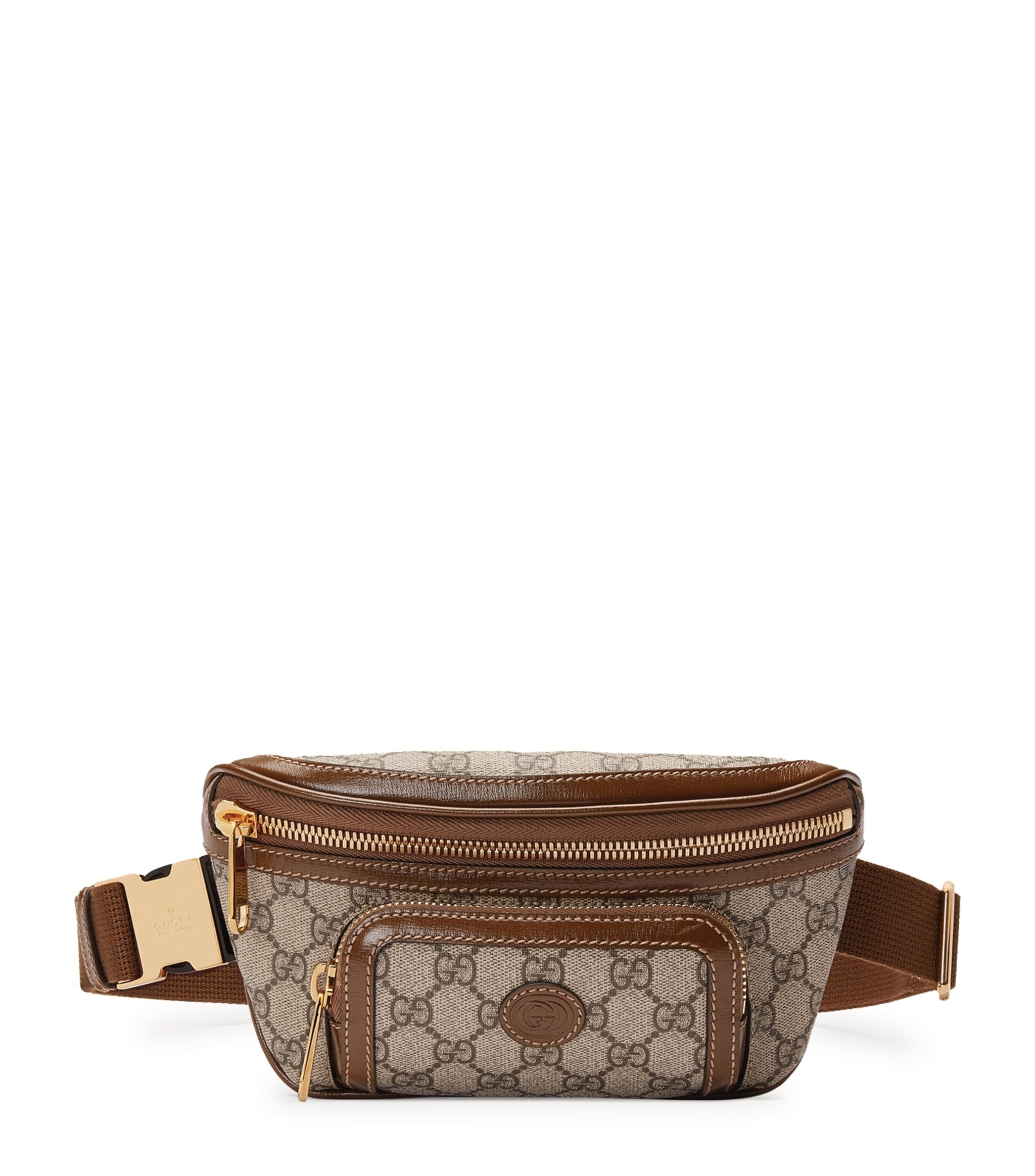 Gucci supreme discount canvas belt bag