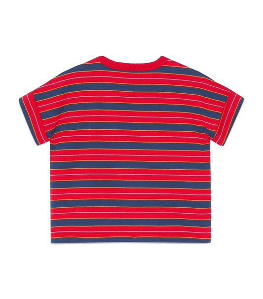 Cotton Striped Logo T-Shirt (3-24 Months) Miscellaneous Harrods   