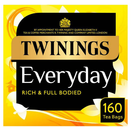 Twinings Everyday Tea, 160 Tea Bags Tea Sainsburys   