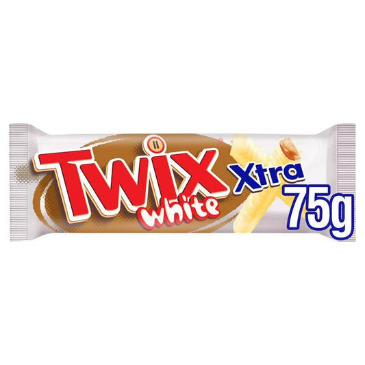Twix Xtra White Chocolate Biscuit Twin Bars 75g GOODS Sainsburys   