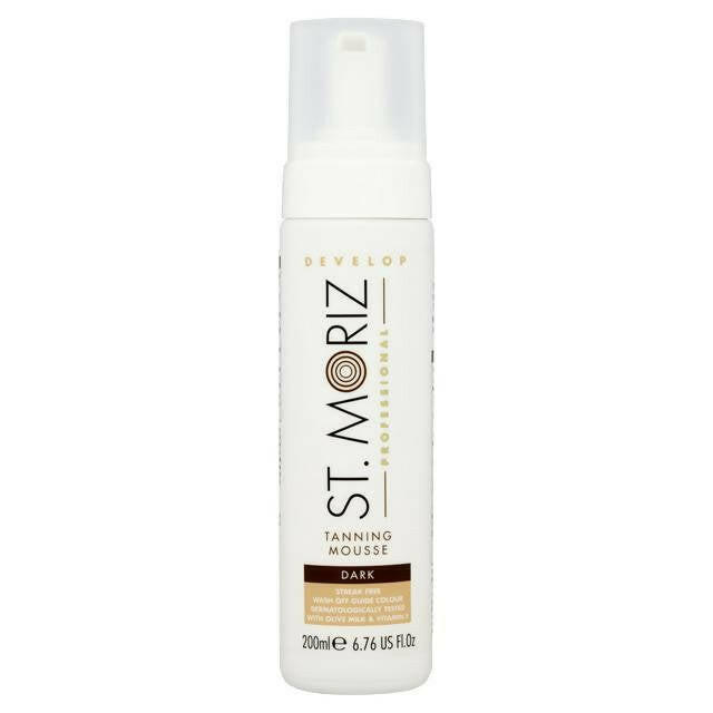 St. Moriz Professional Tanning Mousse Dark 200ml face & body skincare Sainsburys