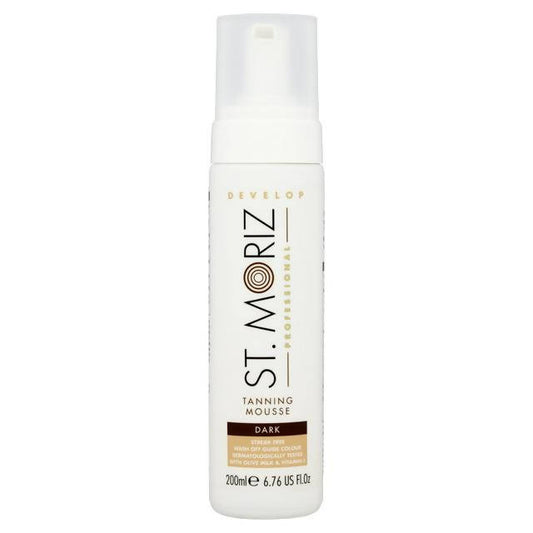 St. Moriz Professional Tanning Mousse Dark 200ml face & body skincare Sainsburys   