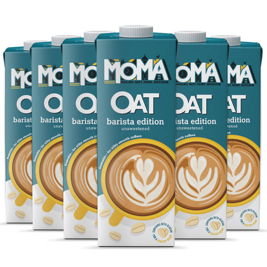 Moma Oat Drink Barista Edition, 6 x 1L Milk, Cream & Sugar Costco UK   