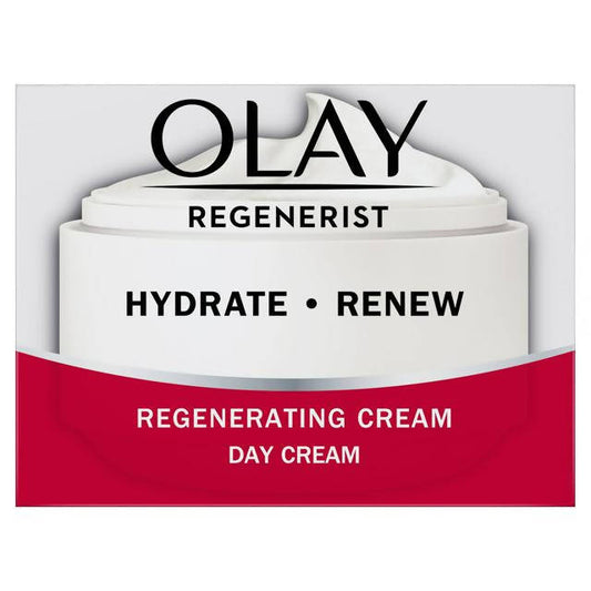 Olay Regenerist Regenerating Day Cream 50ml - Smooths The Look Of Lines & Wrinkles gifts Sainsburys   