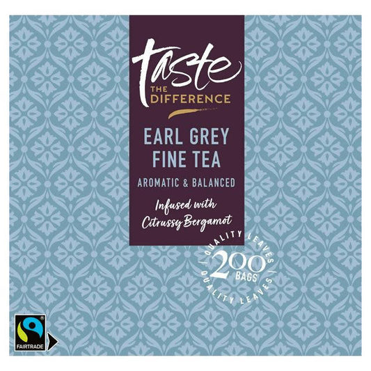 Sainsbury's Earl Grey Tea Bags, Taste the Difference x200 500g Tea Sainsburys   