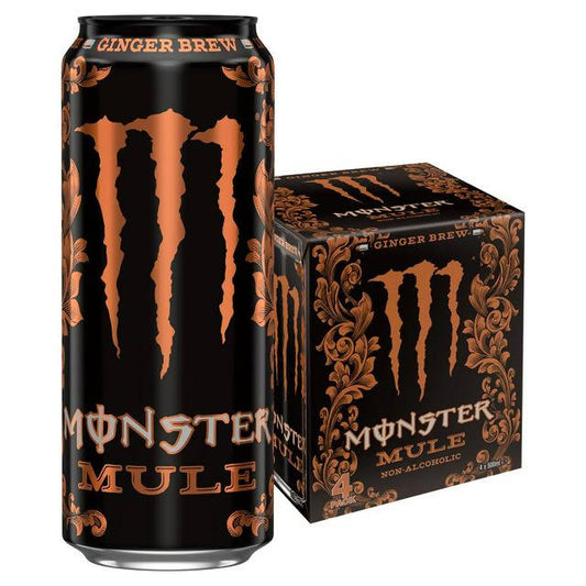 Monster Mule Ginger Brew Energy Drink 500ml All Sainsburys   