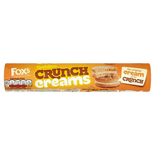 Fox's Golden Crunch Creams Biscuits 230g Biscuit barrel Sainsburys   