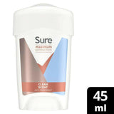 Sure Women Maximum Protection Cream Anti-Perspirant Deodorant, Clean Scent 45ml Women's Sainsburys
