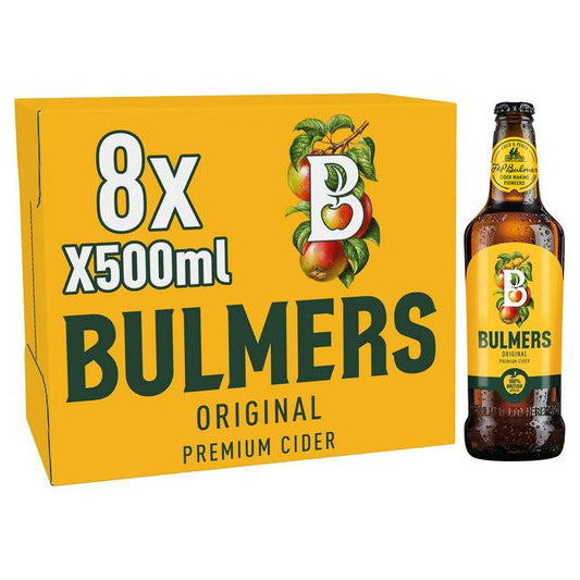 Bulmers Original Cider Bottles 8 x 500ml Cider Sainsburys   