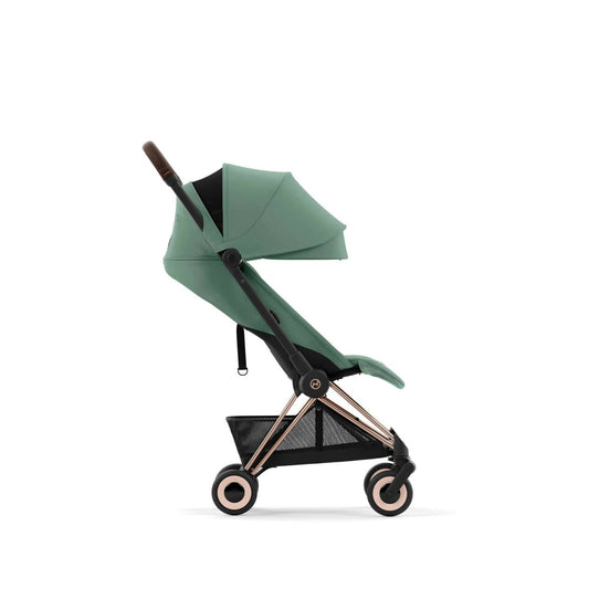 Cybex COYA Stroller - Rose Gold/Leaf Green Stroller McGrocer Direct   
