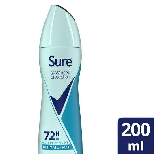 Sure Advanced Protection Ultimate Fresh Anti-perspirant Deodorant Aerosol 200ml Men's Sainsburys   