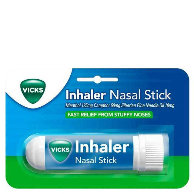 Vicks Inhaler Fast Acting Decongestant For Blocked Nose Relief Stick cough cold & flu Boots