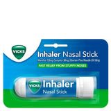 Vicks Inhaler Fast Acting Decongestant For Blocked Nose Relief Stick cough cold & flu Boots