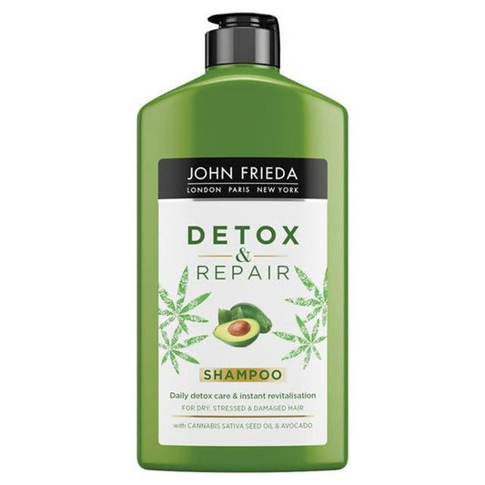 John Frieda Detox & Repair Shampoo for Dry, Stressed & Damaged Hair 250ml shampoo & conditioners Sainsburys   