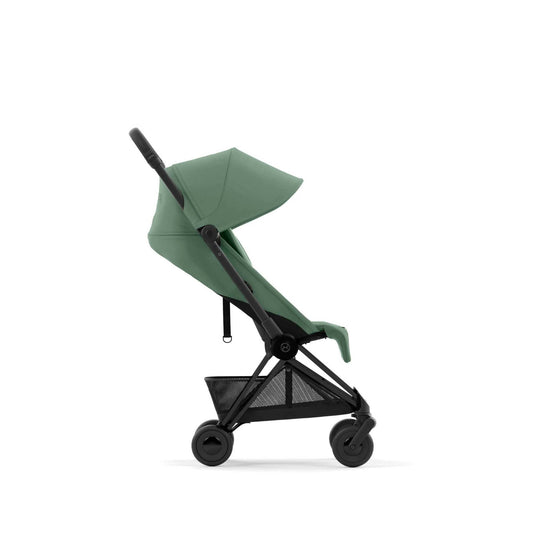 Cybex COYA Stroller - Matt Black/Leaf Green Stroller McGrocer Direct   