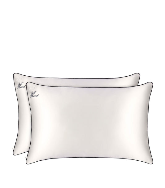 Silk Queen Just Married Pillowcase (Set of 2) Lifestyle & Wellbeing Harrods   